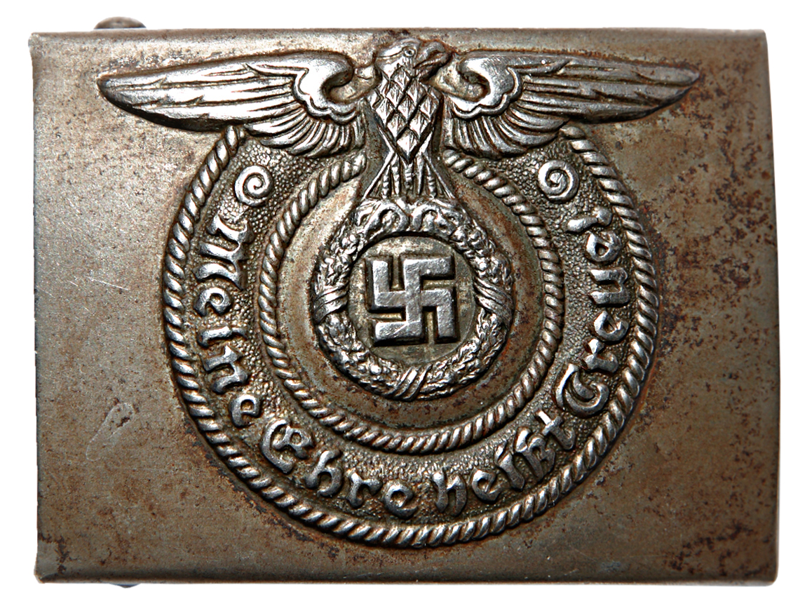 Nacistické heslo, na ktoré odkazuje nápis na transparente USP
